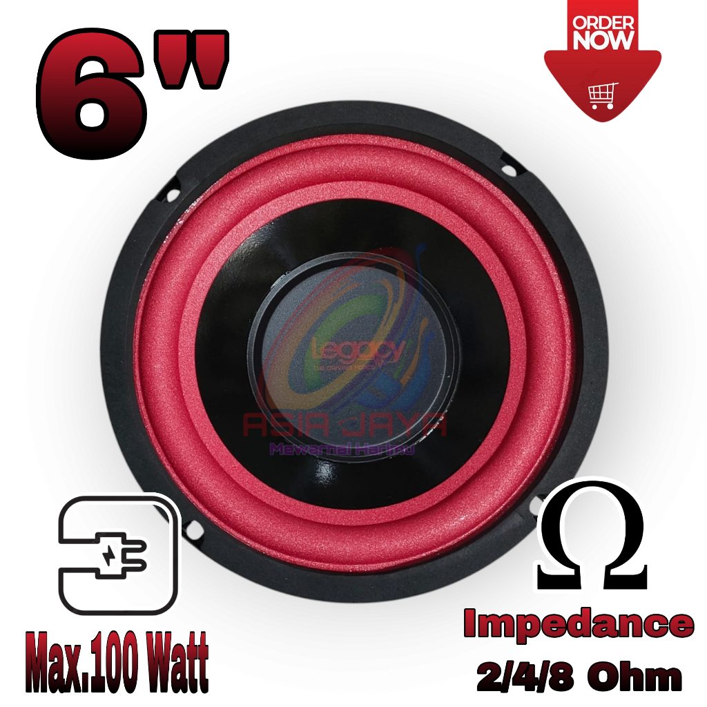 Subwoofer Legacy 6 Inch LG 6962