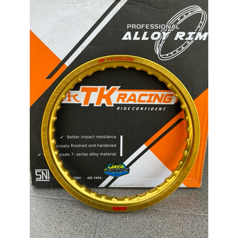 CUCI GUDANG VELG PELEK TK RACING UK 140 RING 14 HOLE 36 ORIGINAL ASLI