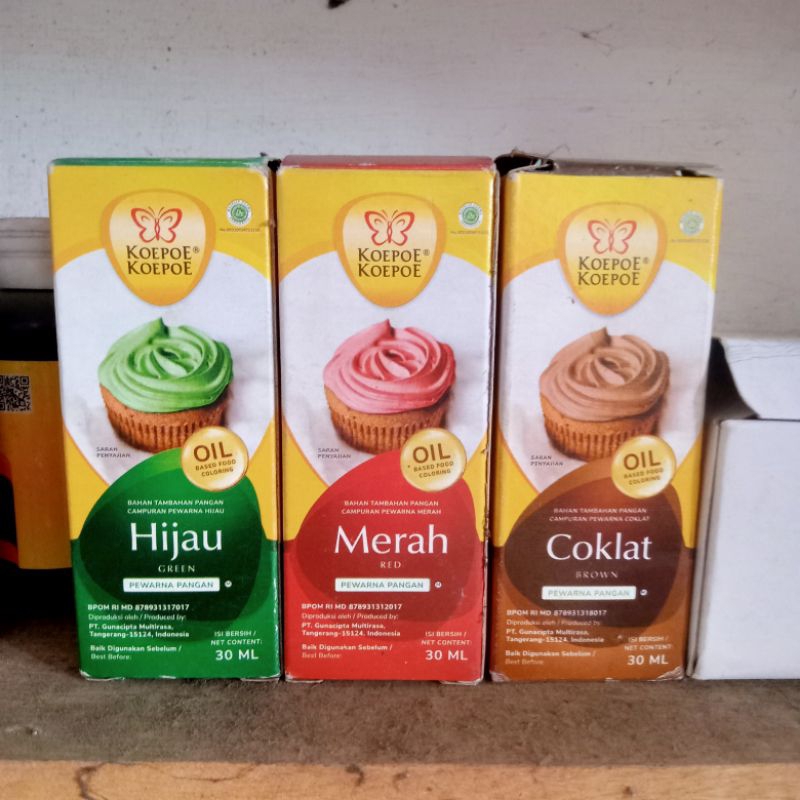 

pewarna makanan oil base kupu kupu koepoe koepoe