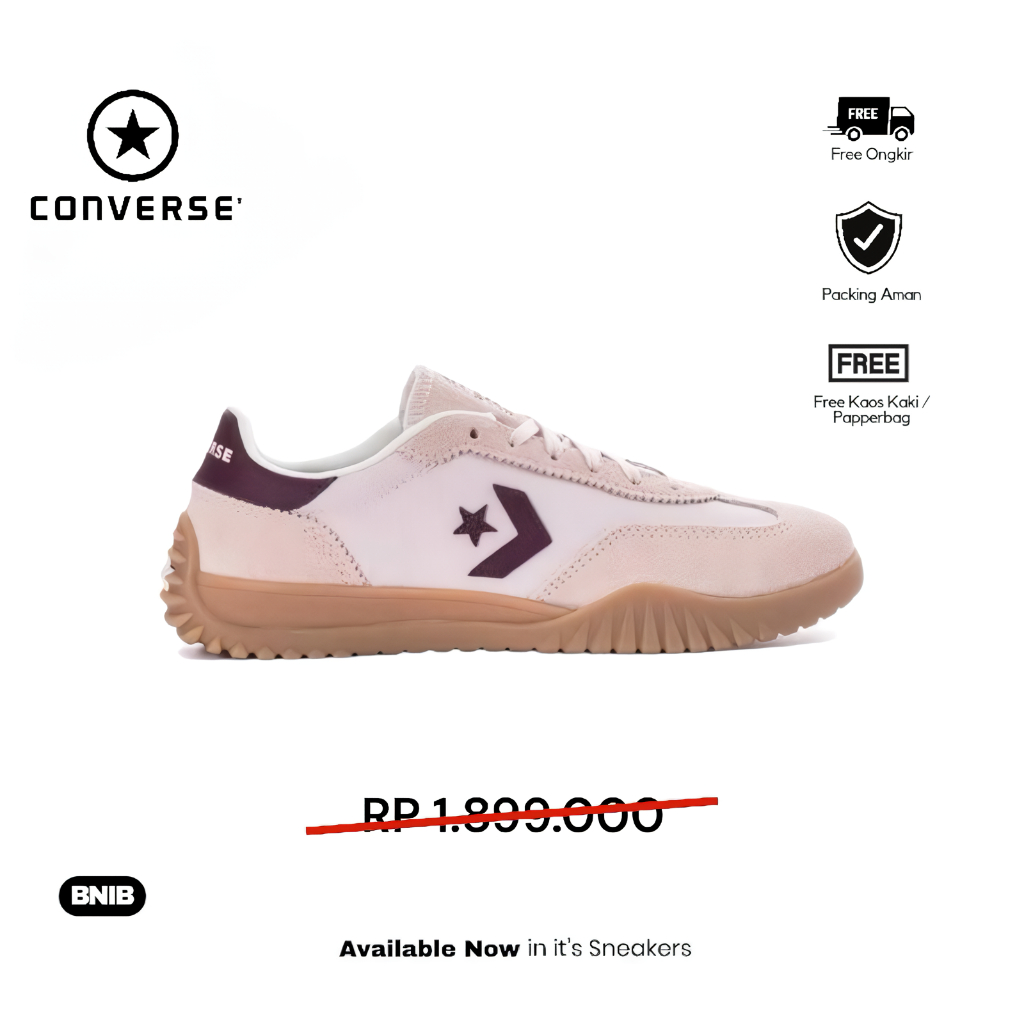 Sepatu Converse Run Star Trainer - Blush Hush Pink Orchid