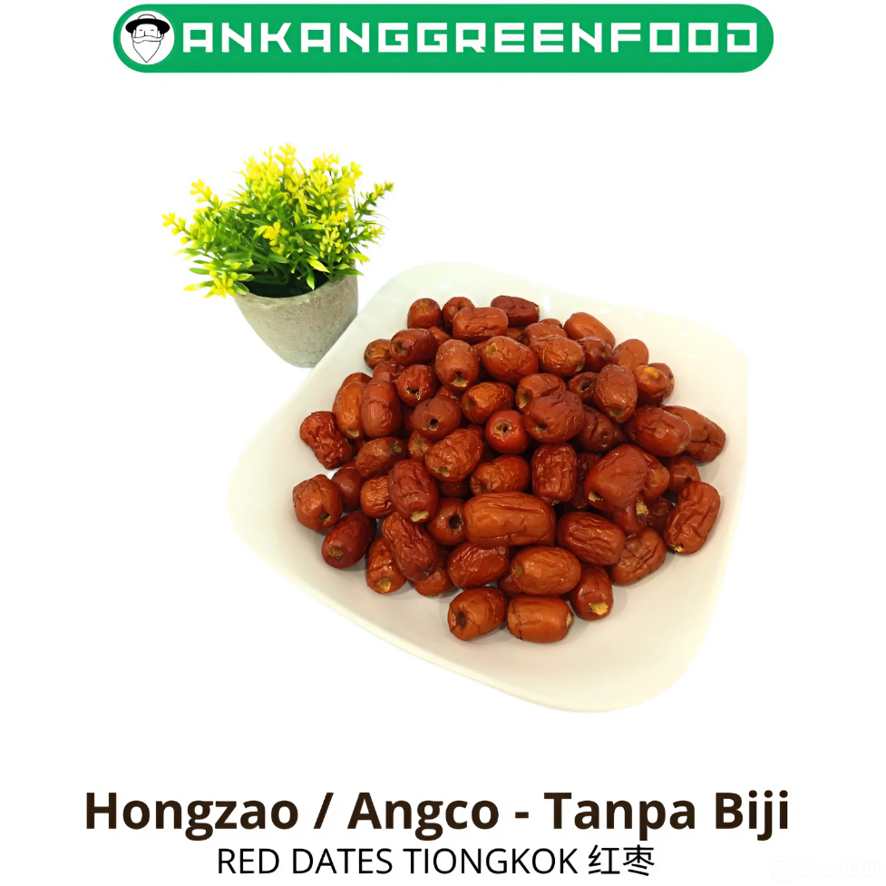 

[250-500gr] NON BIJI Hongzao/Angco/Kurma merah china/红枣／Rempah-rempah/pelengkapmasakan/Chinesefood