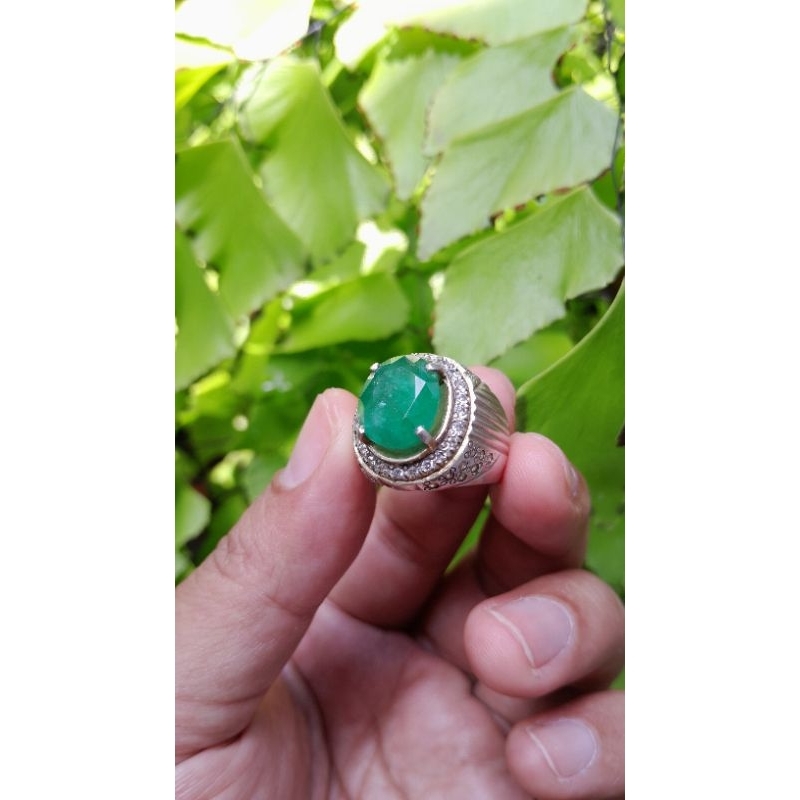 Cincin Zamrud ring Perak