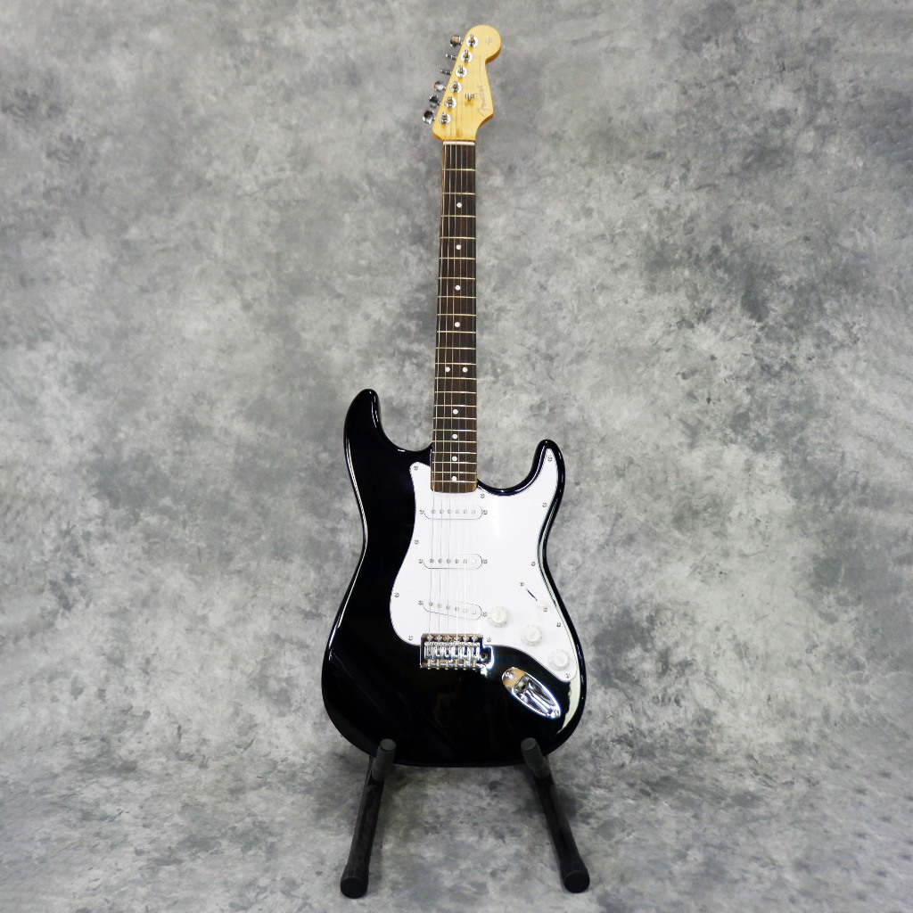 Gitar Listrik Melodi Elektrik Fender Stratocaster Jet Black Hitam Custom Replica