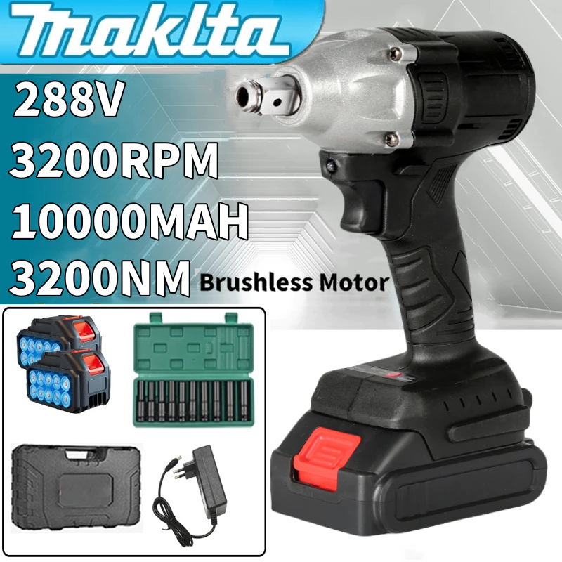 MAKlTA Impact Wrench CORDLESS IMPACT WRENCH impact baterai MESIN BOR UNTUK BAUT MOBIL impact