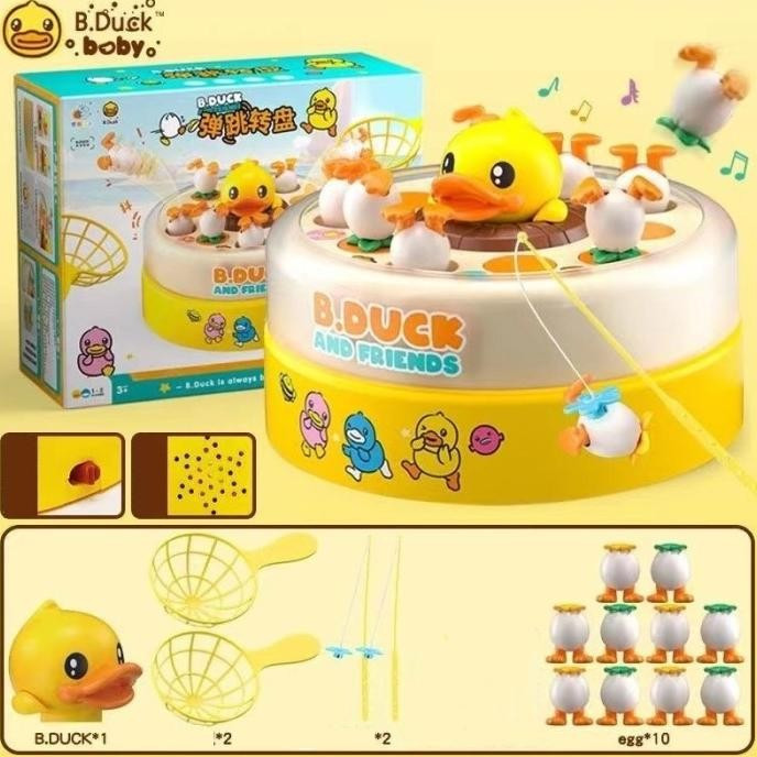MAINAN TANGKAP BEBEK LONCAT PANCINGAN ANAK 2IN1 EDUKASI PANCING BEBEK MANCING IKAN