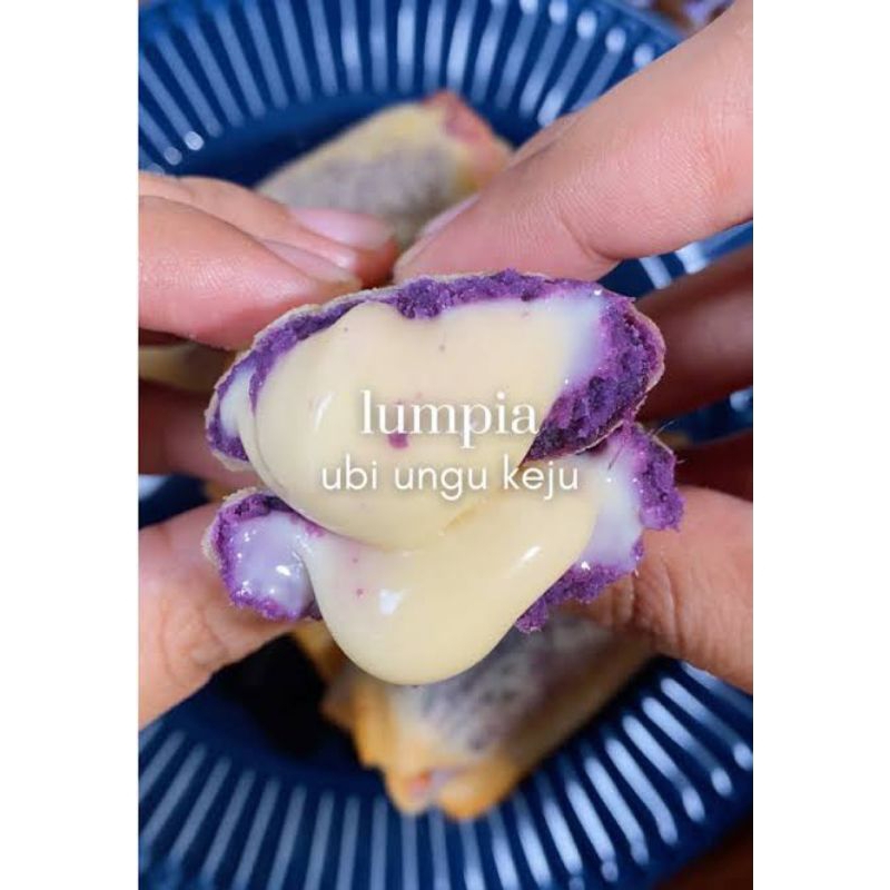 

Lumpia ubi Mozarella enak banget