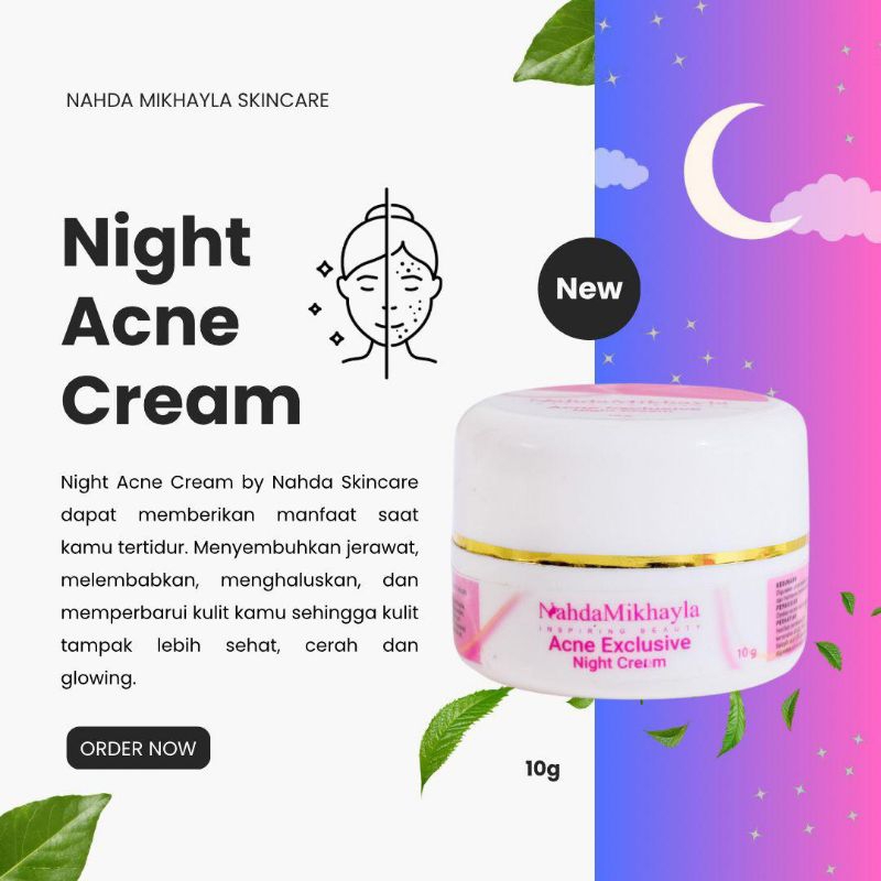 Cream malam/siang Nahda skincare ORI (bisa COD)