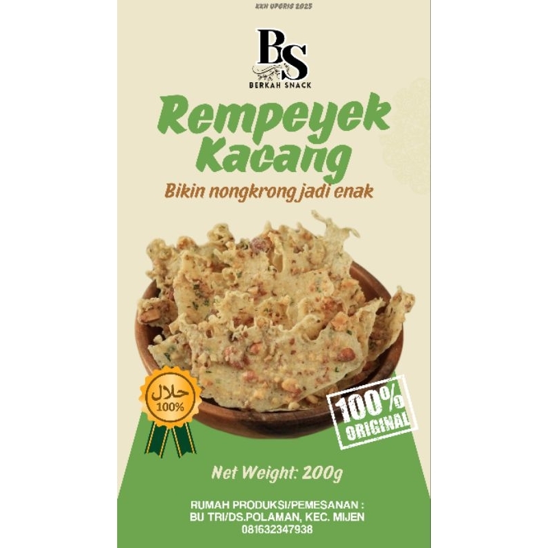 

Rempeyek Kacang
