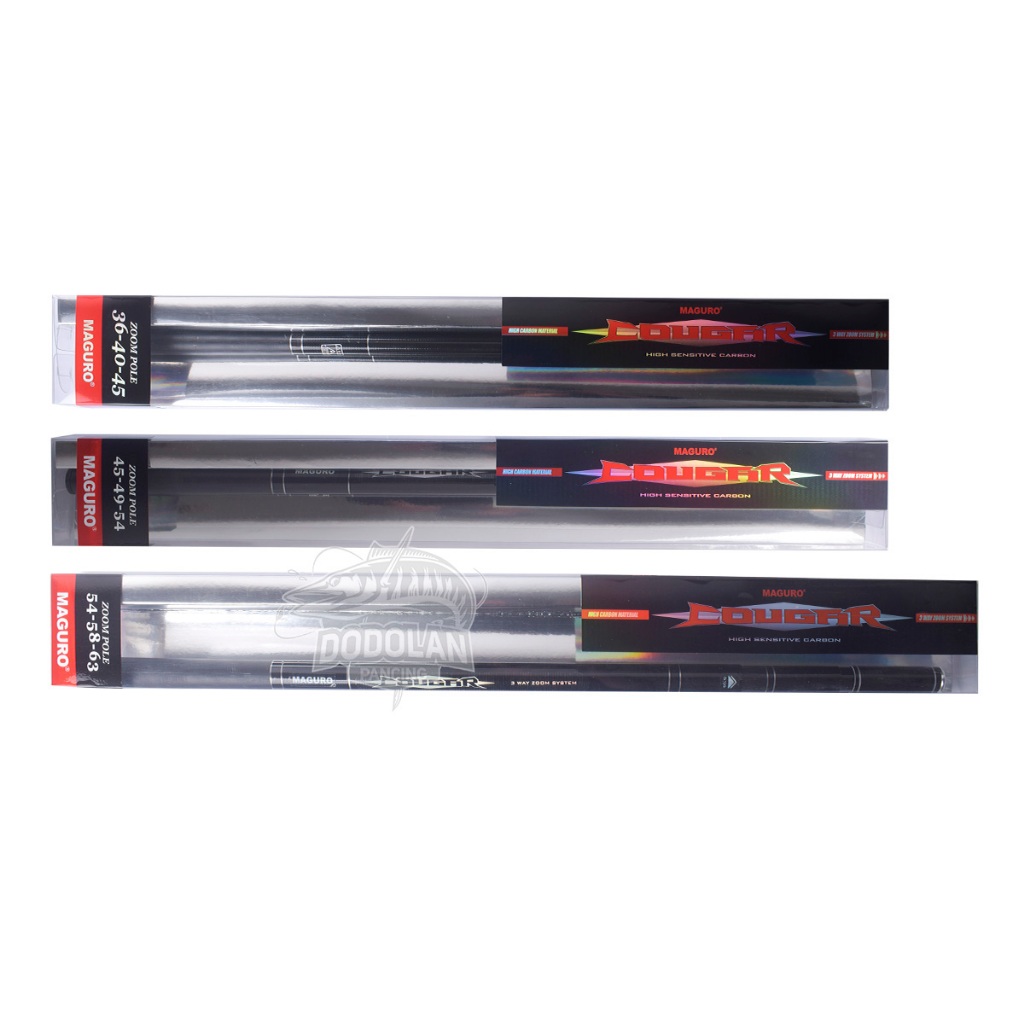 Joran Tegek Maguro Cougar 450cm | 540cm | 630cm | Zoom Pole Dodolan Pancing
