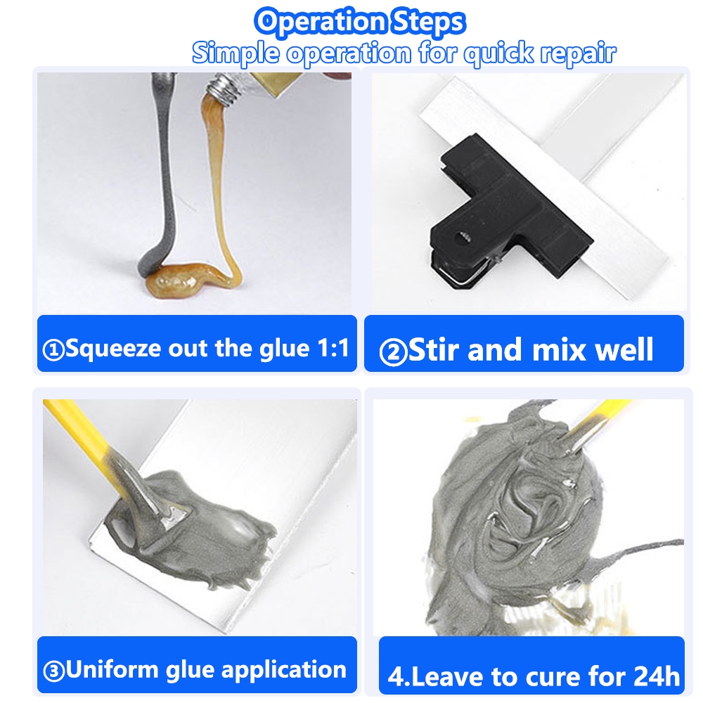 lem besi epoxy plastic steel lem epoxy AB Lem Campur Penambal Besi