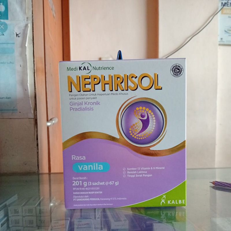 

nephrisol rasa vanila 201 g(3 sachet @67g)