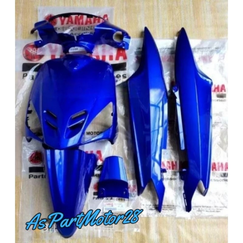 FULLSET BODY HALUS MIO SPORTY BIRU ORIGINAL