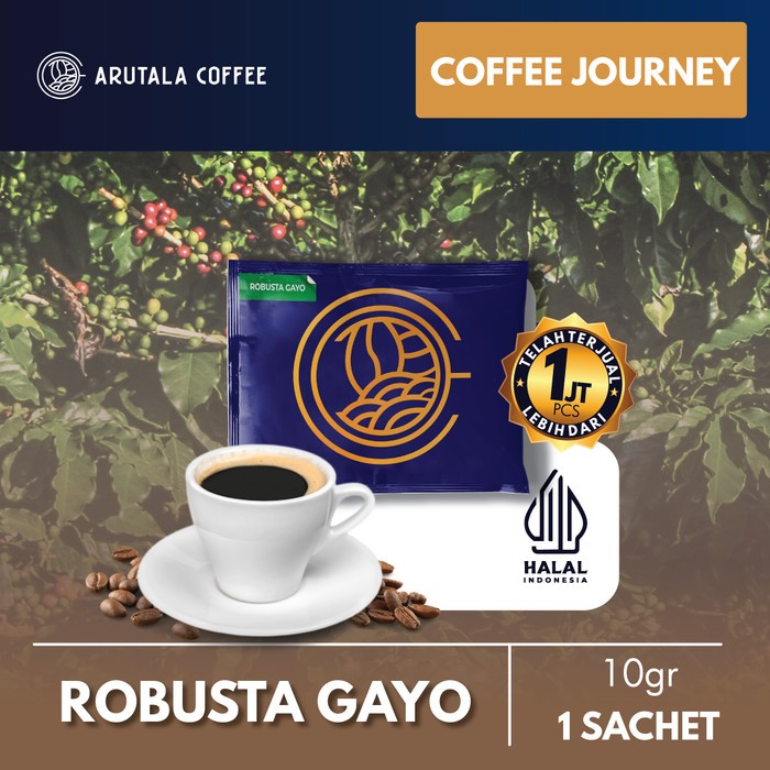 

ARUTALA Coffee Journey - Robusta Gayo (1 Pcs - 10gr)