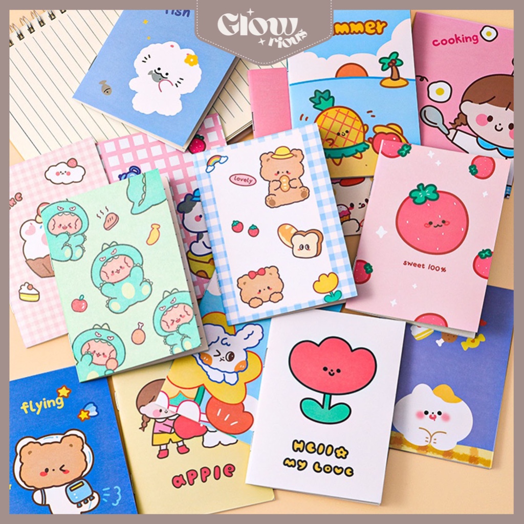 

GR Buku Tulis Mini Motif Kartun Note Book Mini Cartoon Book Notepad Karakter Buku Tulis Memo Kecil