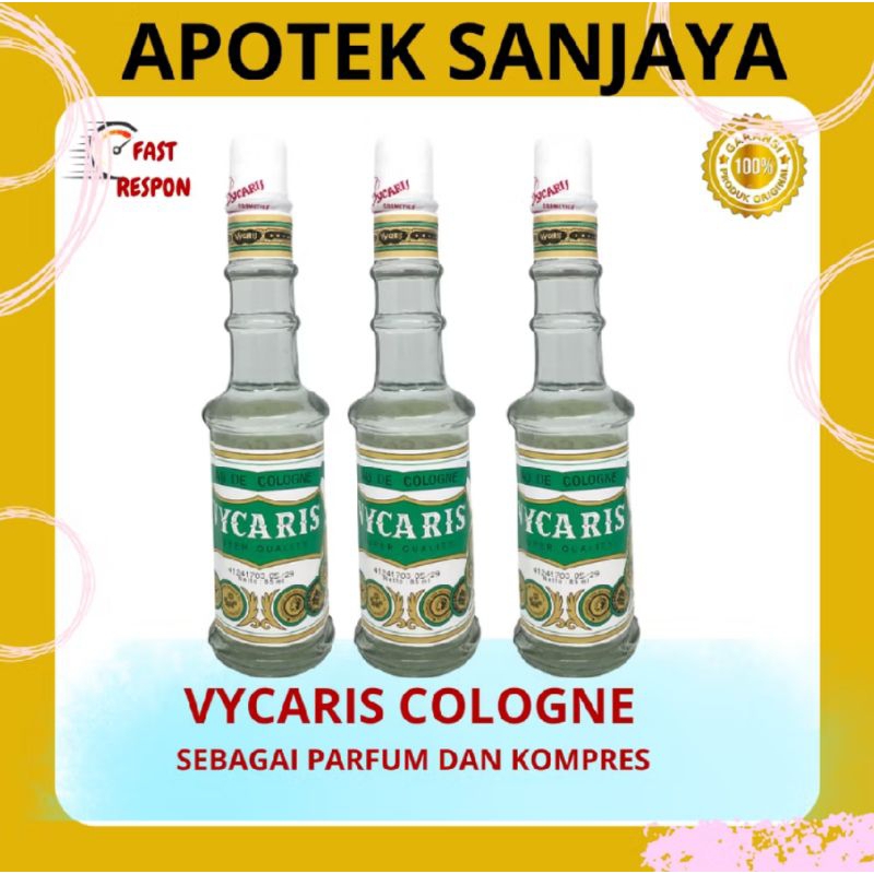 [KHUSUS INSTANT] VYCARIS COLOGNE 85ML / MINYAK FORA / PARFUM AROMATERAPI / MINYAK KOMPRES