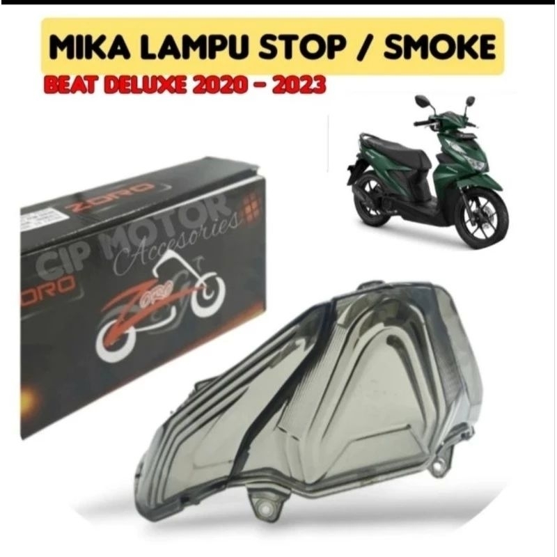 Mika lampu belakang Beat Deluxe Beat Street 2020-2023 Dark Smoke Zoro