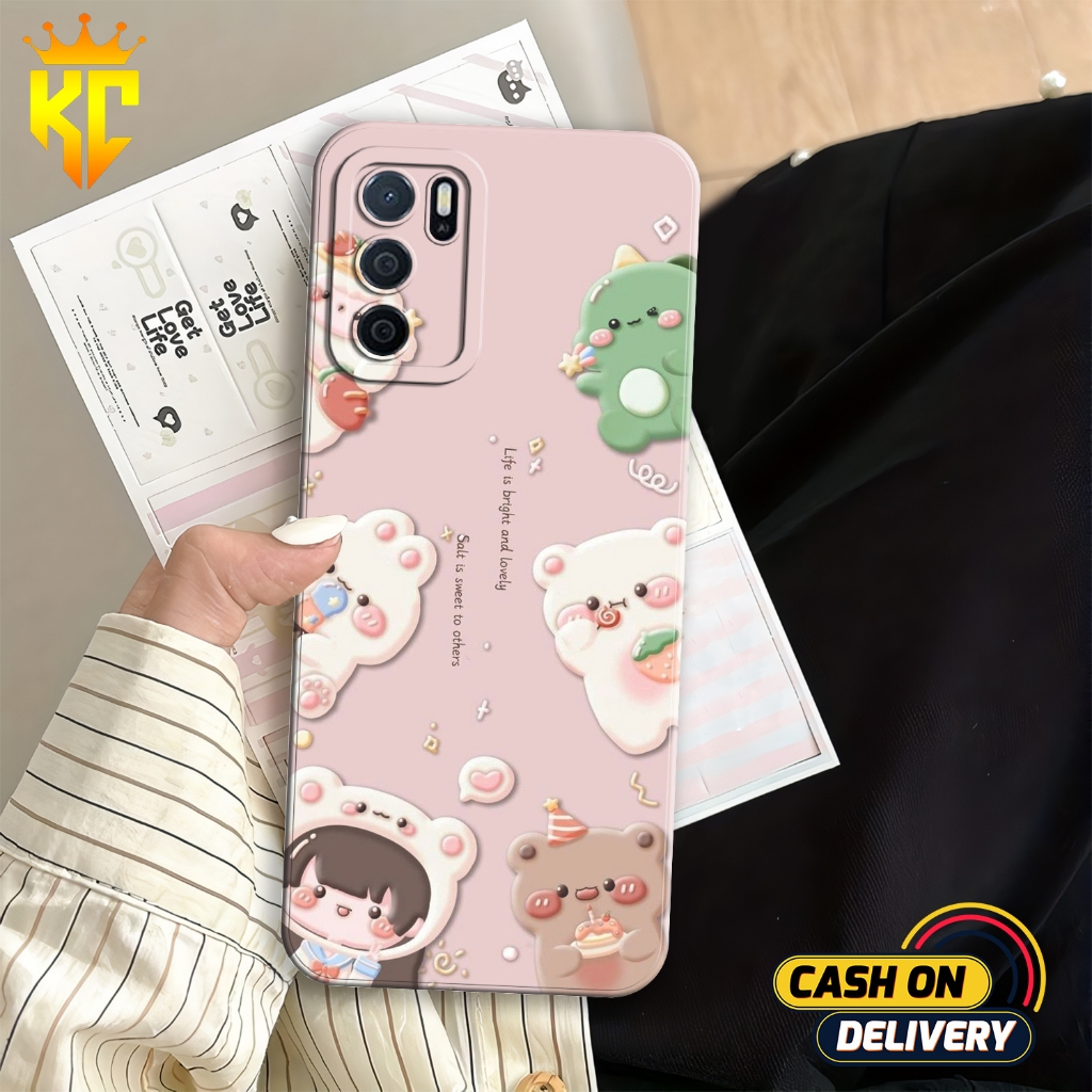 Case OPPO A16 - KUKCASE - Cassing Hp OPPO A16 - Fashion Case Branded - Case Mewah - Case Karakter - 