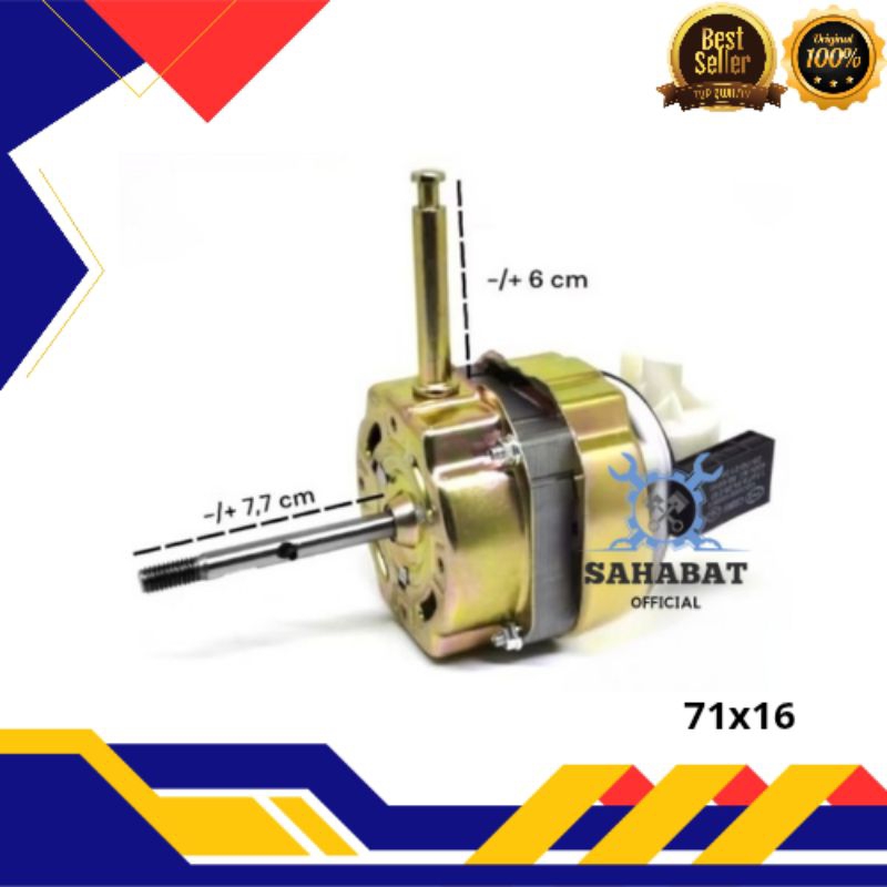 DINAMO MOTOR KIPAS ANGIN SANEX / MESIN KIPAS ANGIN RRT 16 INCH