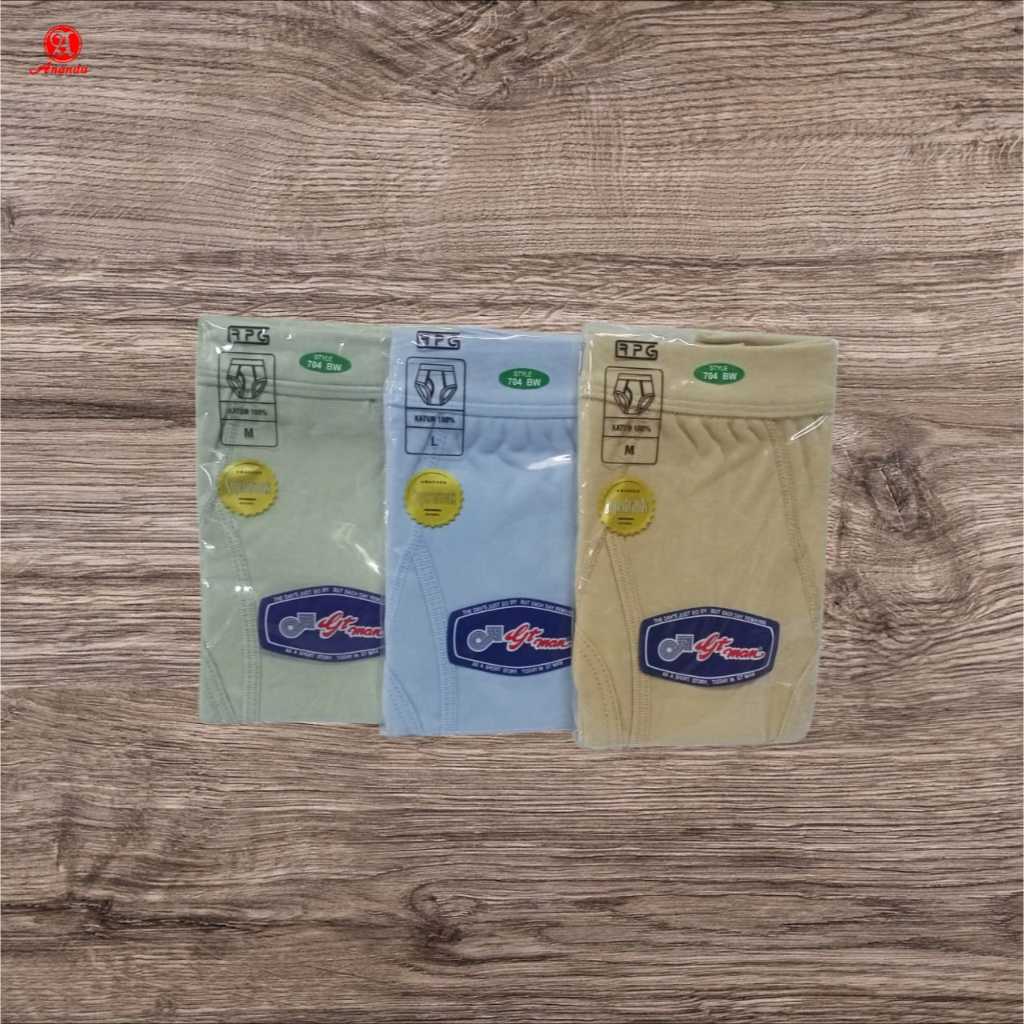 Celana Dalam Pria Dewasa Gt Man Warna M - XL