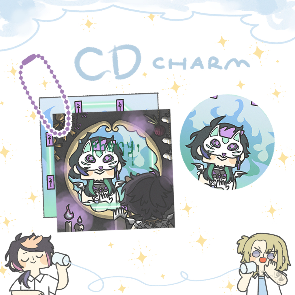 PHONY Shu Yamino Luxiem Keychain CD Charm Gantungan Kunci
