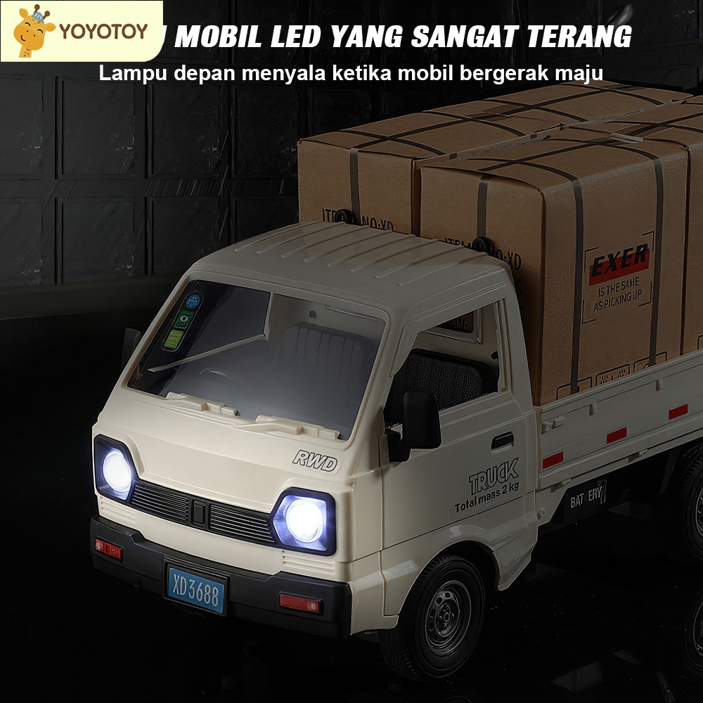 2.4Ghz Mobil Remote Control 1:16 RC Pick UP RC Carry Pick UP Mobil Mobilan 2WD Mainan Anak