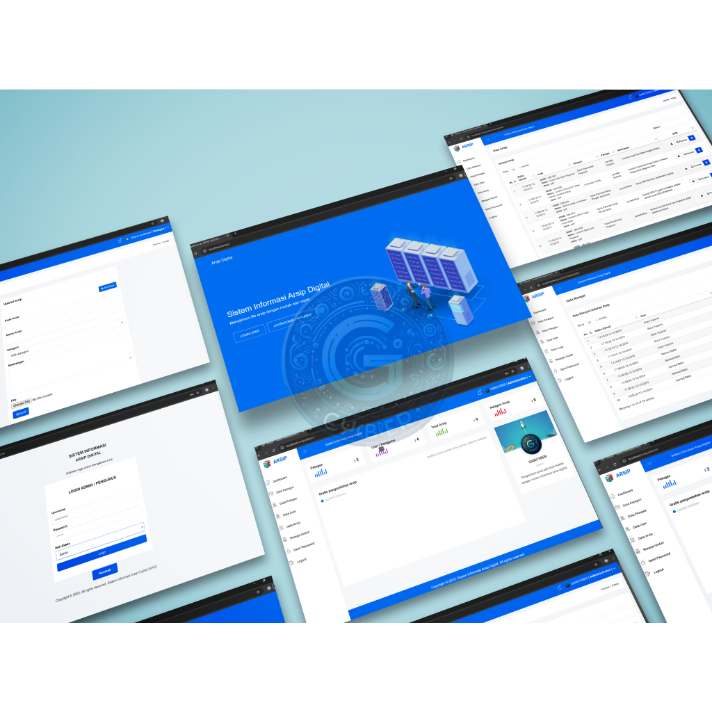 SOURCE CODE APLIKASI SISTEM ARSIP DIGITAL BERBASIS PHP & MYSQLi