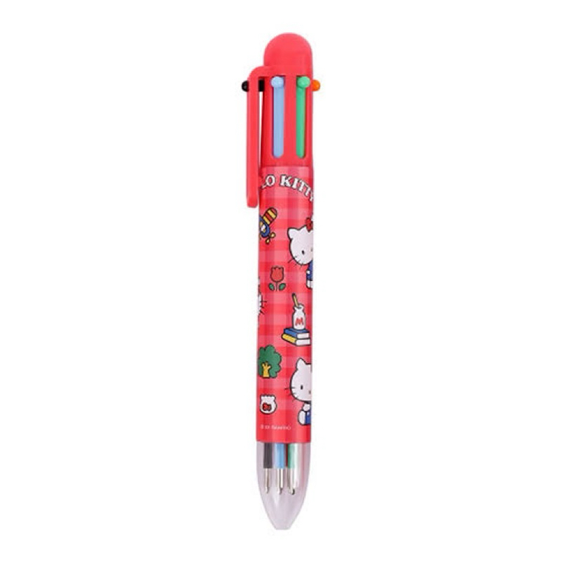 

Miniso Stationery Hello Kitty 6 Color Ballpoint Pen PDQ / pulpen 6 warna