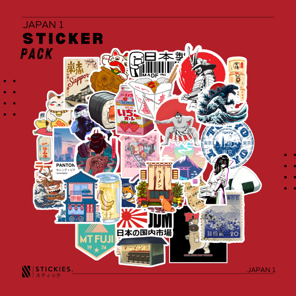 

Stiker/Sticker Pack "Japan1" | high quality | vinyl | murah