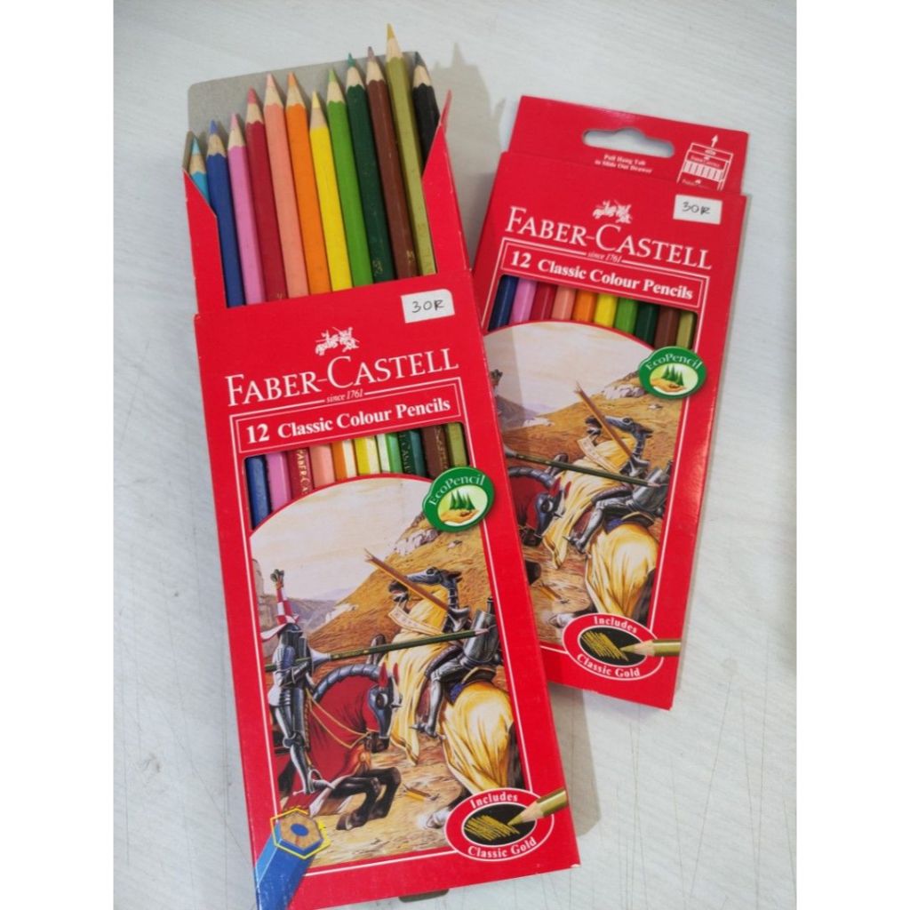

COD- IP99- Pensil warna isi 12 merek faber castell classic colour pencils