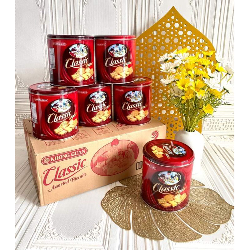 

Kue lebaran | Kue Oleh - Oleh | Kue Hajatan | Kue Kaleng | Khong Guan Clasic Bulat Assorted