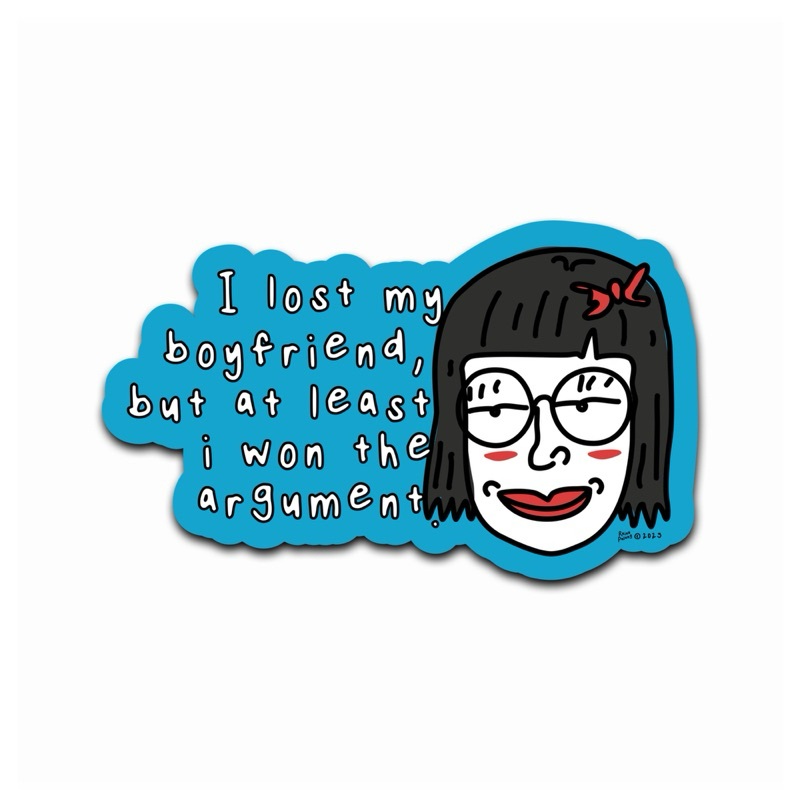 

Stiker Lost Boyfriend | Raina Pulang