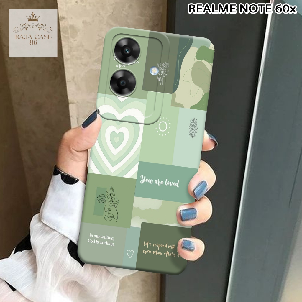 Softcase Realme Note 60x - Rajacase - Case Realme Note 60x - Motif Case Aesthetic - Case Realme Note