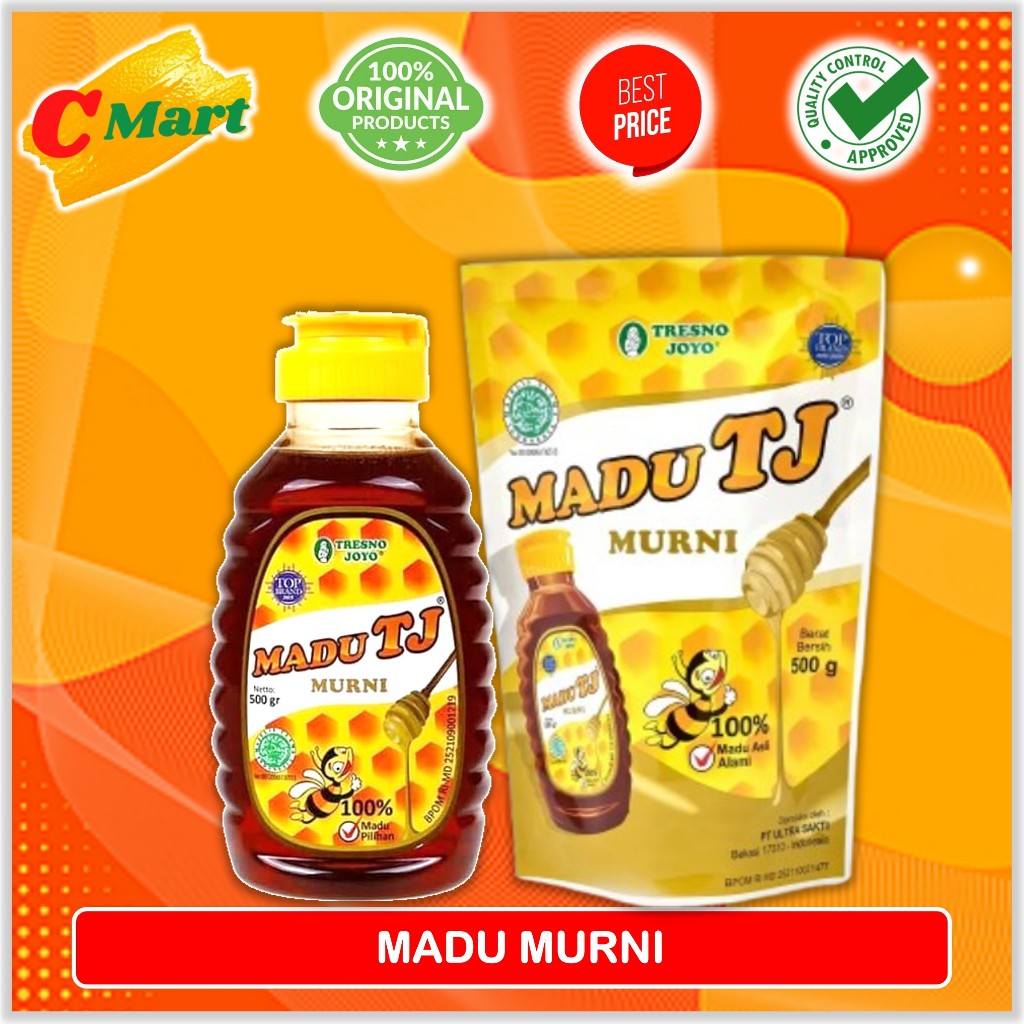 

Madu TJ Murni 500gr Botol & Pouch / TJ Madu Untuk Menjaga Daya Tahan Tubuh / CMart