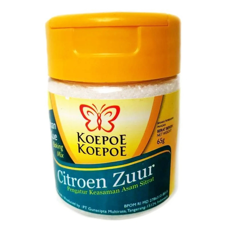 

Koepoe Koepoe Citrun Zuur 65g / Kupu-Kupu Citrun Bubuk 65gr