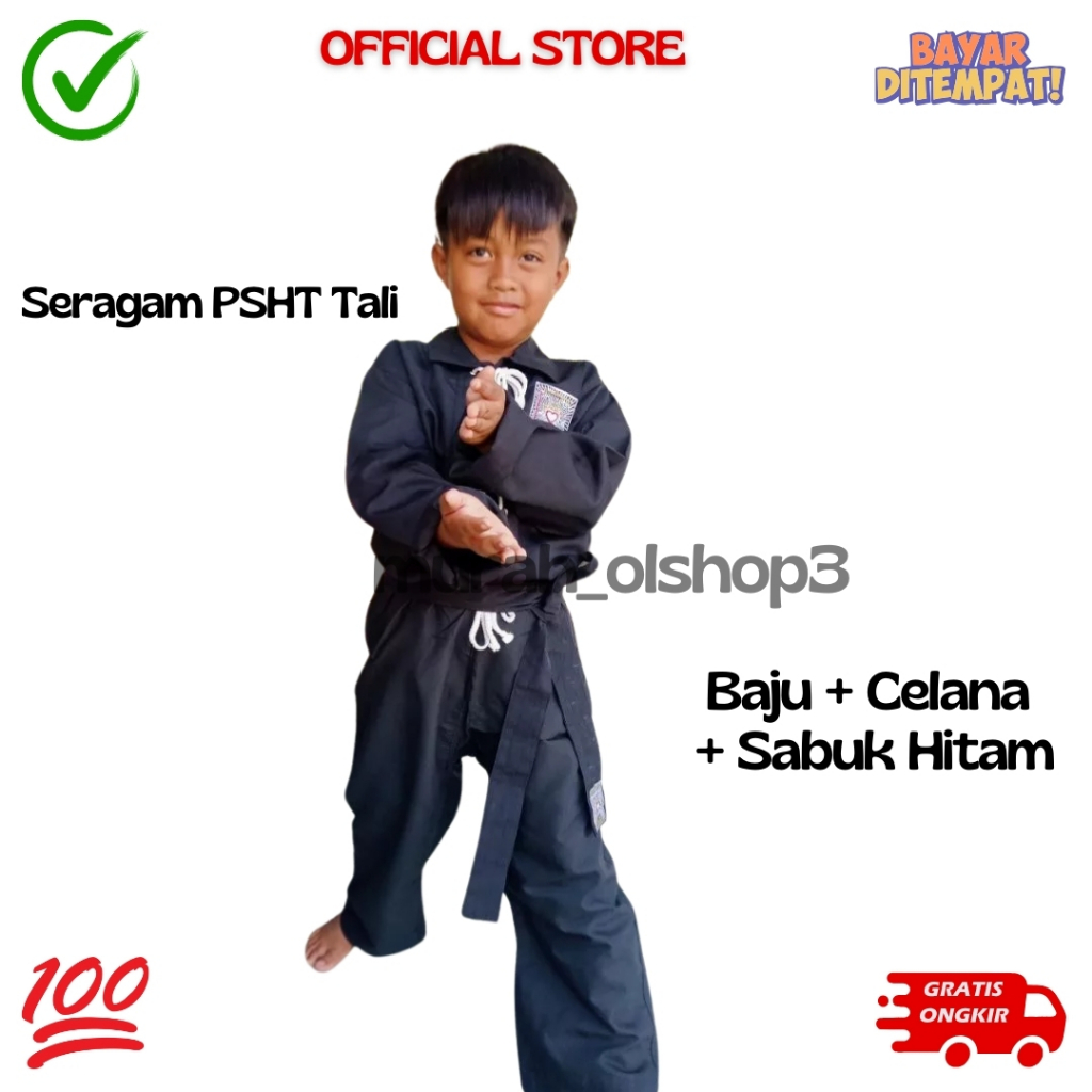 Sakral Siswa Psht Tali Anak + Sabuk / Baju Silat Psht
