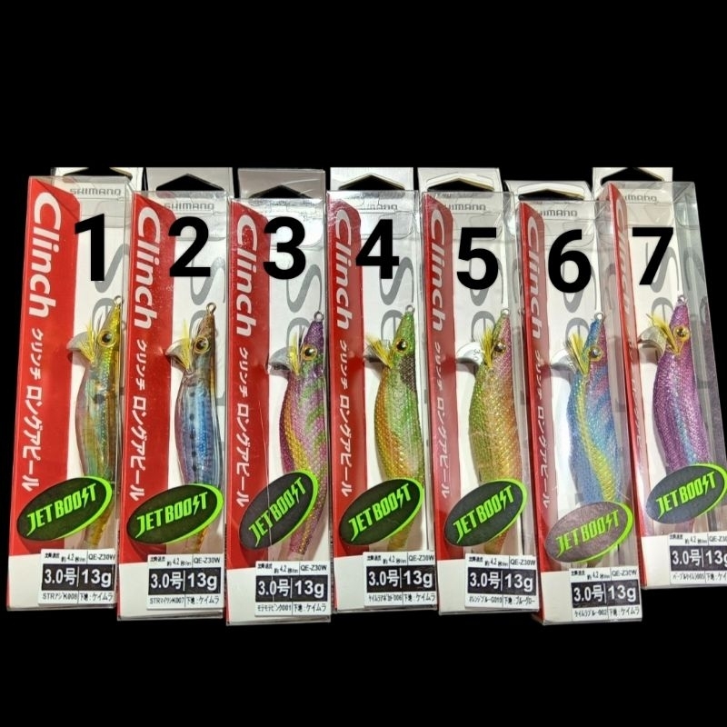 Umpan mancing cumi Egi Shimano Clinch Jet Boost 3.0