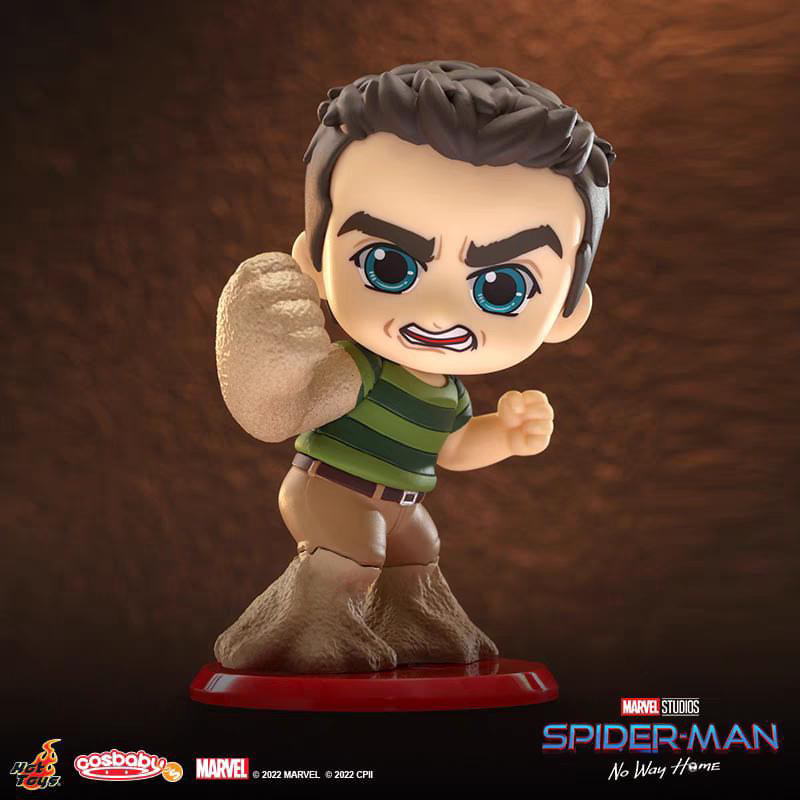 Hot Toys Cosbaby | Sandman | Marvel Spiderman No Way Home Figure Bobble Head COSB960