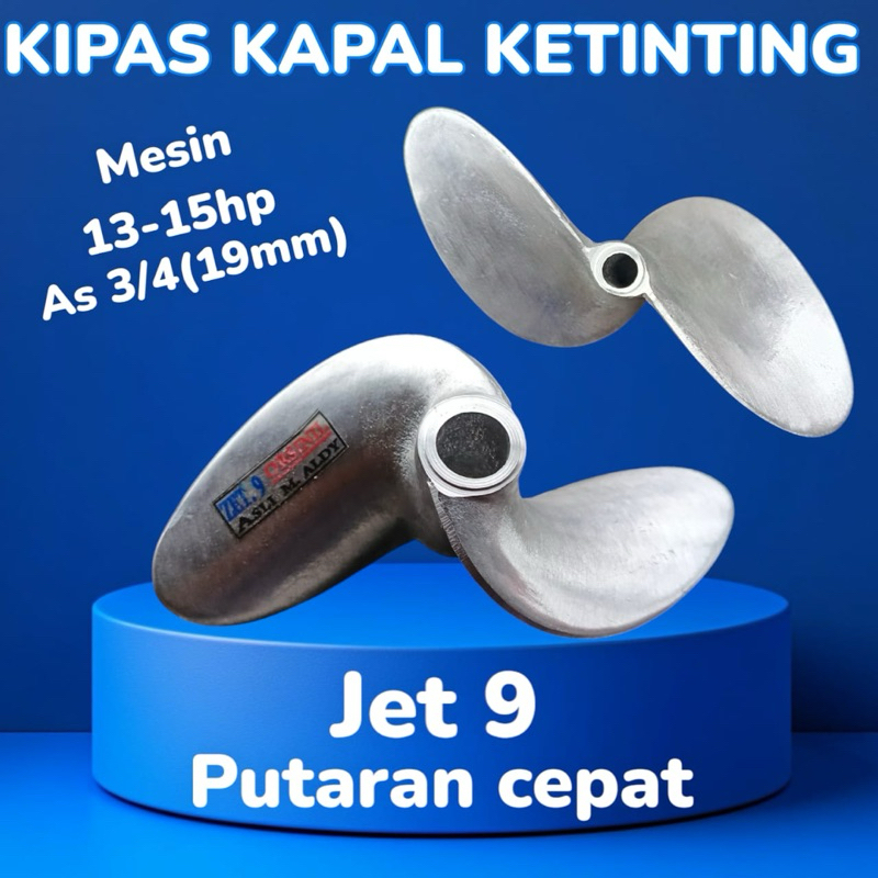KIPAS BALING BALING KAPAL PERAHU KETINTING JET 9 13-15hp