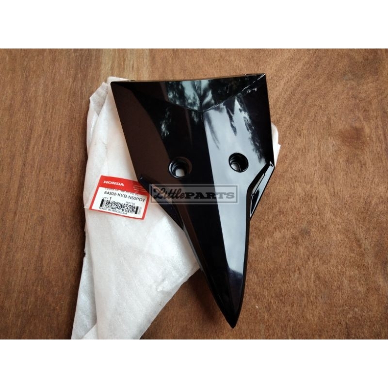 Cover front top tameng dasi depan Honda vario techno 110 karbu ungu violet ori original