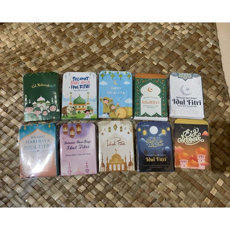 

(50pcs)Amplop lebaran mini murah siap pakai