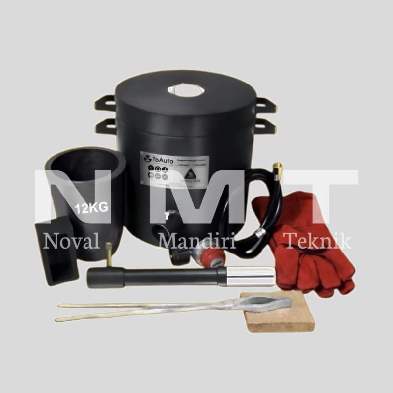 Tungku Peleburan Timah Perak Tembaga Aluminium Gas Peleburan Emas Tungku Peleburan 12 kg