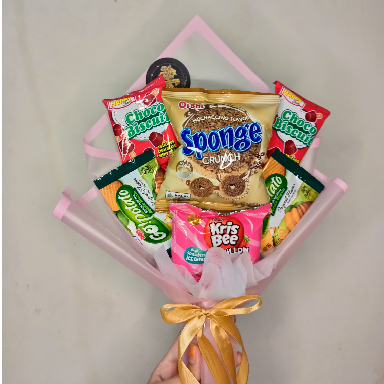 BUKET SNACK / BUKET SNACK PINK / BUKET WISUDA / SEMPRO / BUKET MURAH MERIAH / BUKET MINI / BUKET JAJ