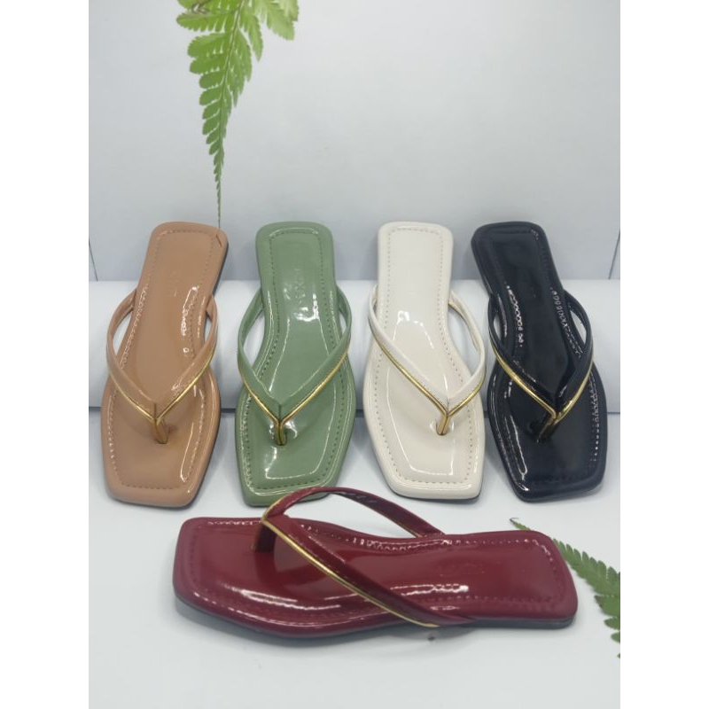 Sandal Teplek Wanita Korean Sandal Jepit Terbaru