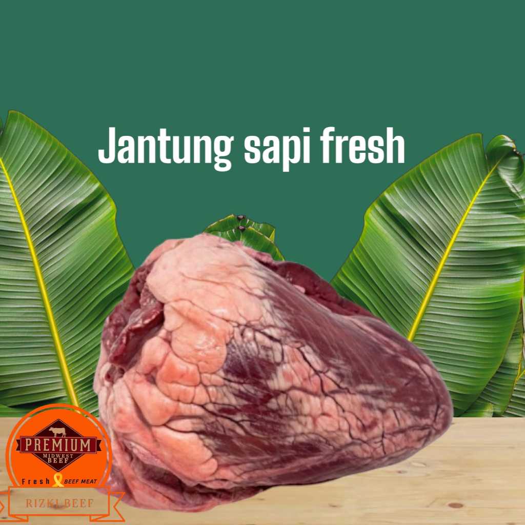 

Jantung Sapi Tanpa Bersih Tanpa Lemak 500g-1kg Fresh (HALAL)
