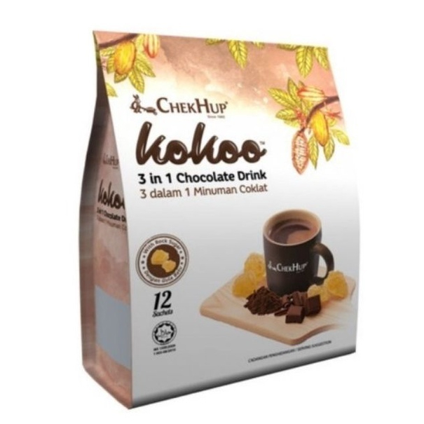 

1 Pack Chek hup kokoo 3in1 chocolate drink 12 sachet x 40gr