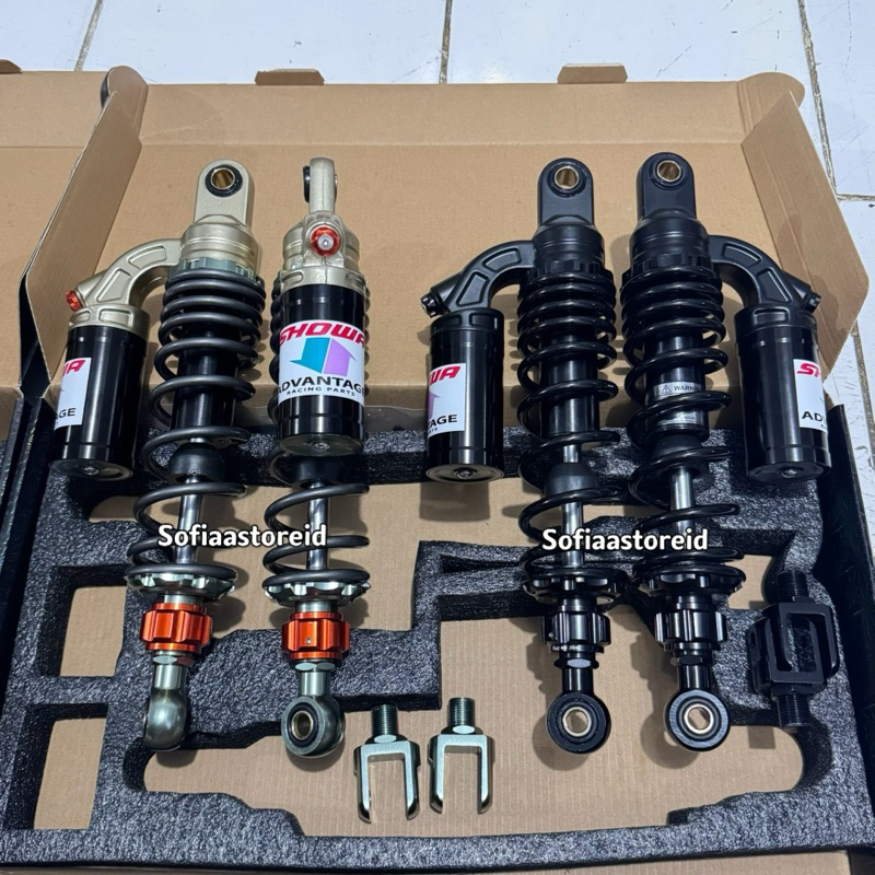 Shockbreaker Shock Showa EVO model KTC 280mm 320mm 340mm Rx king/ Fizr/ Nmax/ Pcx/ Aerox/ Supra/ Kha