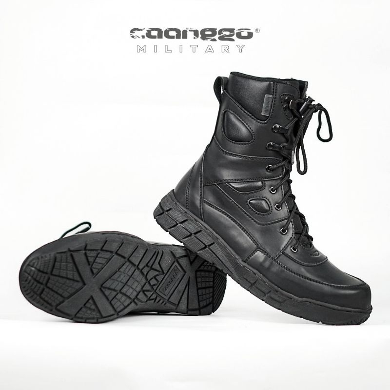 Sepatu Boots Safety Venom PDL Tactical Black Dop