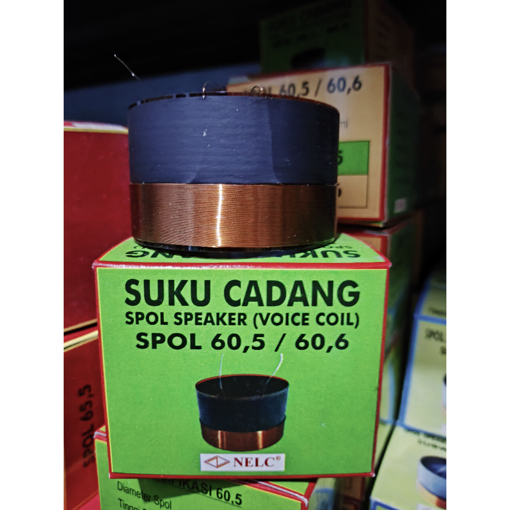 Spull Speaker NELC 60.5 mm - 0.25 mm Single Coil / Spul Spool Voice Coil 60.5 mm 0.25 mm Lilitan Lua