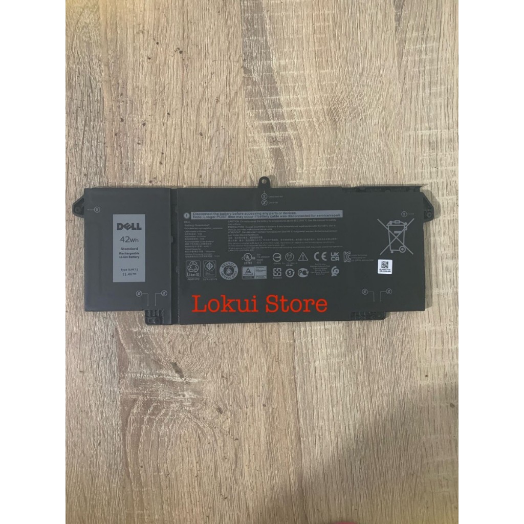 Baterai Dell Latitude 13 5320 7320 7420 7520 9JM71 5320 2-IN-1 7FMXV 4M1JN 42Wh