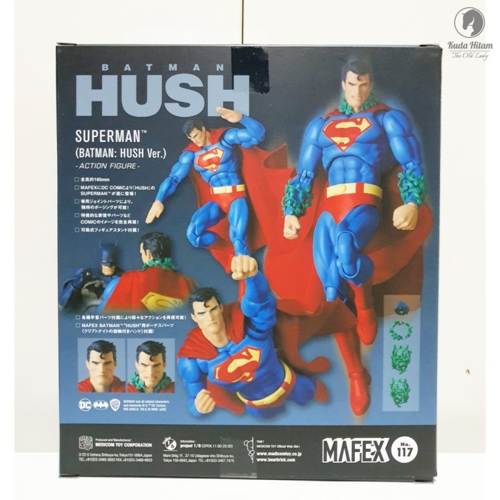 Medicom Toy Mafex No 117 Superman Batman Hush Version DC Universe